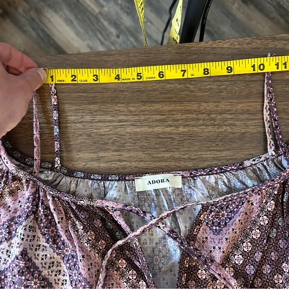 🌟Adora cold shoulder bohemian Top S - Picture 9 of 12